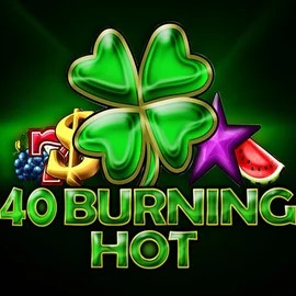 40 Burning Hot slot logo by Amusnet Interactive at GoldBet Casino40 Burning Hot