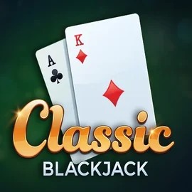Classic Blackjack logo by Red Tiger Gaming at GoldBet Casino