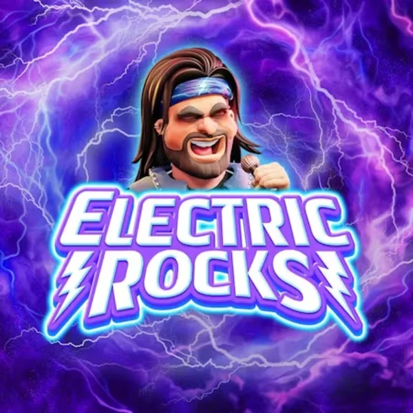 Electric Rocks slot visual from Inspired Gaming available on goldbetcasino.eu.com