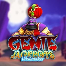 Genie Jackpots Wishmaker online game logo by Blueprint Gaming on goldbetcasino.eu.com
