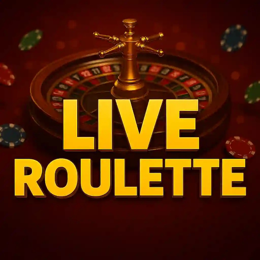 Official Live Casino logo: Live Roulette by Evolution at GoldBet Casino