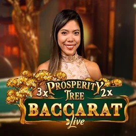 Prosperity Tree Baccarat slot visual from Evolution available on goldbetcasino.eu.com