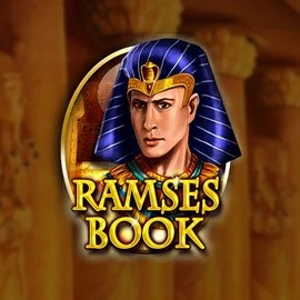 Ramses Book Deluxe by Gamomat, showcased at goldbetcasino.eu.com – game logo