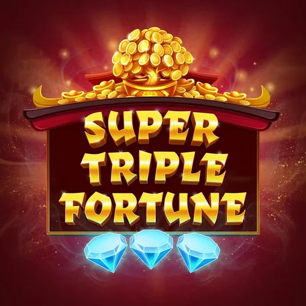 Slots logo of Super Triple Fortune from Greentube at GoldBet Casino