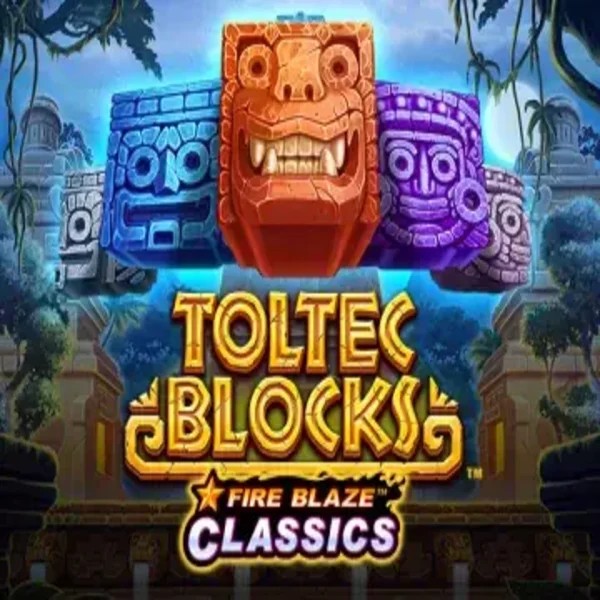 Fire Blaze: Toltec Blocks casino game by Rarestone Gaming – featured logo at GoldBet Casino
